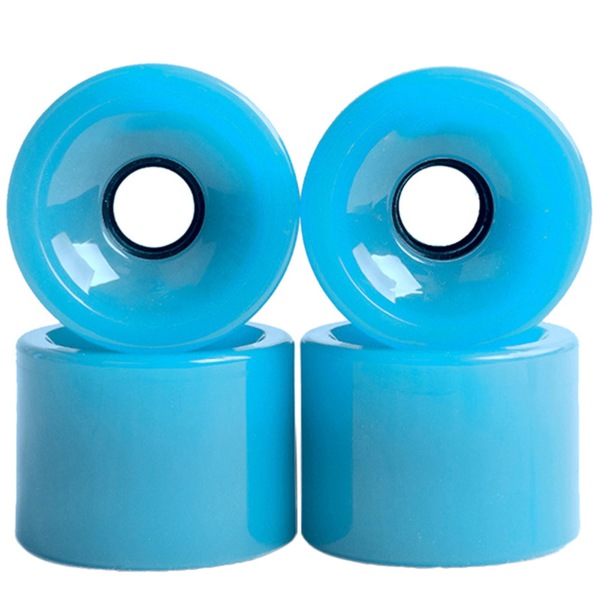 70 mm slitesterke Pu skateboard hjul med høy elastisitet skateboard tilbehør Blue