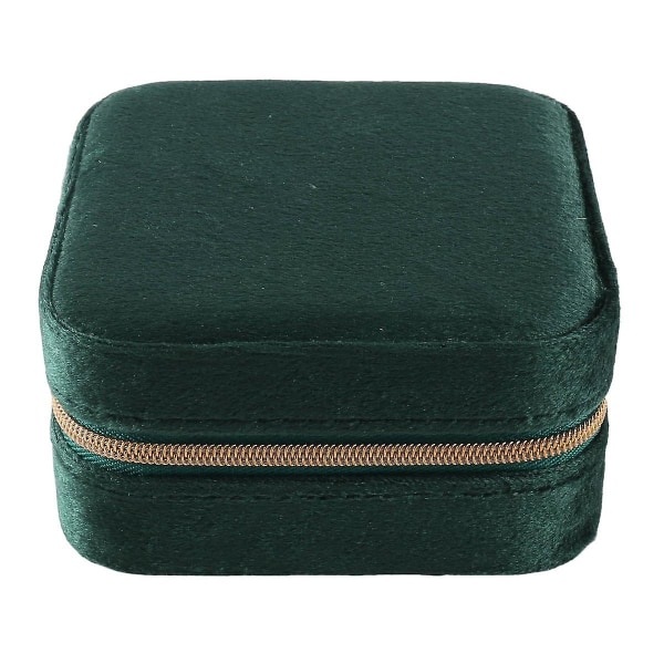 Plysch sammet Resesmyckeskrin Organizer Smycken Organizer Liten smyckeskrin för kvinnor öron