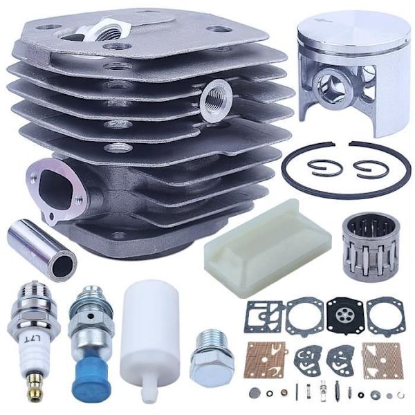 Kompatibel med Husqvarna 254 154 XP 254xp kædedele 45mm cylinder stempel kulstof reparation KT