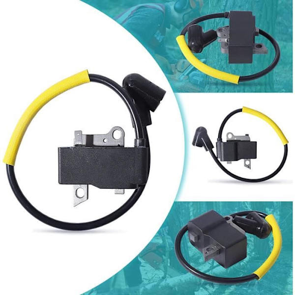 Sytytyskela ja sytytystulppa yhteensopiva Husqvarna 51 55 61 66 261 223L 223R 323R 323L 323RJ 325RJ TRIMME KORVAA 537418701