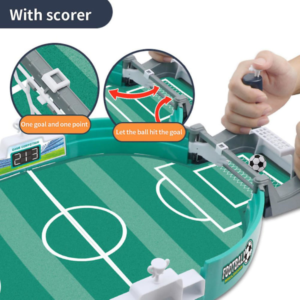 Fodboldbord kompatibelt med familiefest Fodboldbrætspil Desktop Interaktivt fodboldlegetøj Børn Drenge Sport Udendørs bærbart spil Gave mini blue