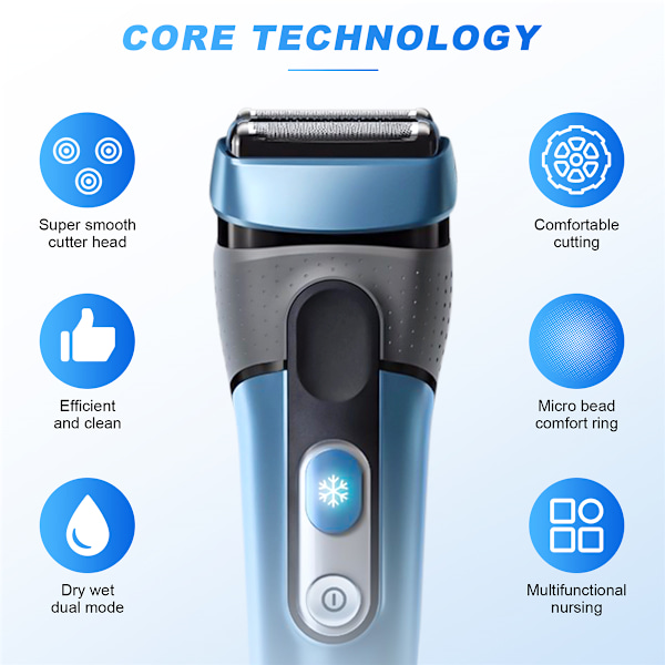 Erstatnings shaverfolie & skærehoved til Braun 40B shavere CT2S/CT2Cc/CT3Cc/CT4S/CT4Cc/CT5Cc/CT6Cc hovedblad