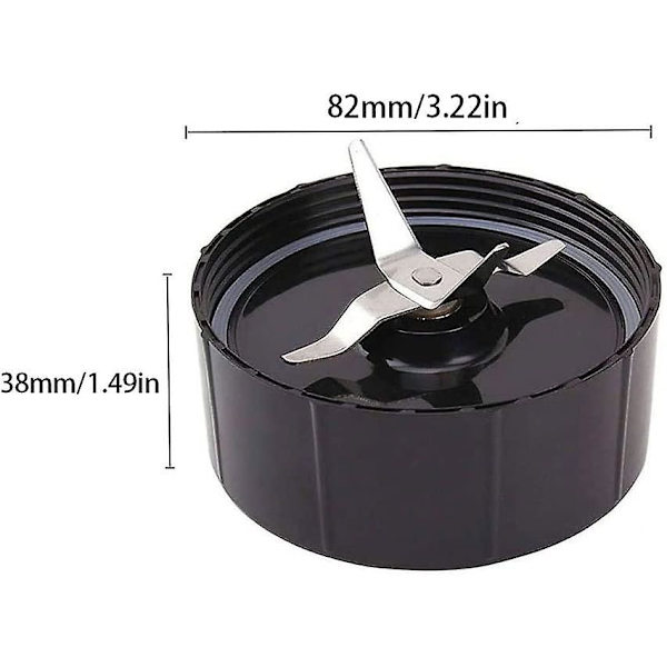Mixertillbehör Ersättningsbas Base Gear Ersättningsdelar för Magic Bullet Färgglada Magic Bullet ersättningsdelar (svart) 1st