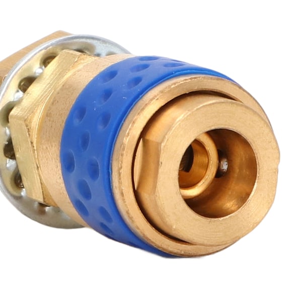 8mm slangadapter i mässing, snabbkoppling, kopplingssats för MIG TIG svetsmaskin, blå