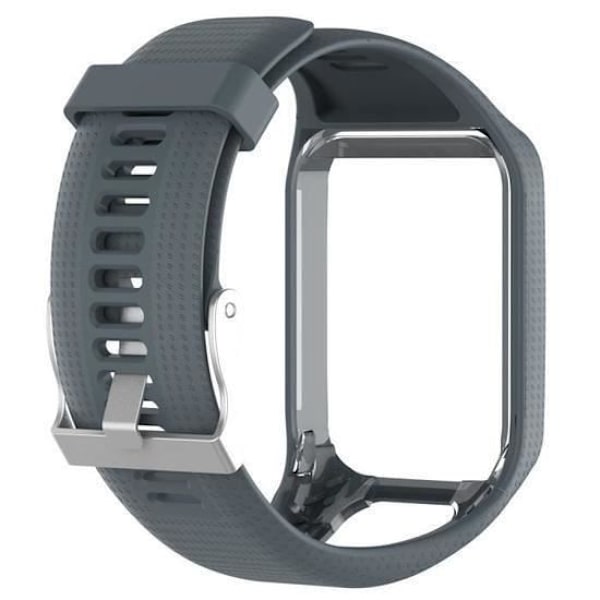 2 stk Sort+Grå erstatningsrem til TomTom Spark Spark 3 Runner 2 3 Golfur 2 GPS