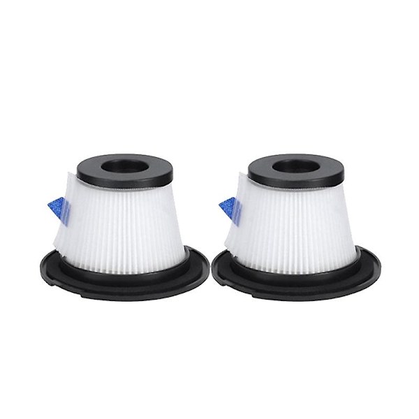2 stk. Erstatnings HEPA-filter for C17 T6 T1 Trådløs Støvsuger BlackWhite