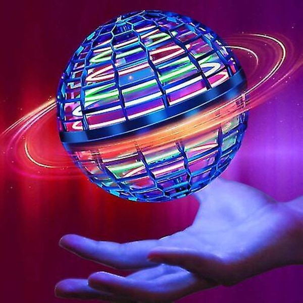 Flying Ball Boomerang Spinner Legetøj Mini Drone Ufo Kids Boy Girl Gifts Red and Magic Wand