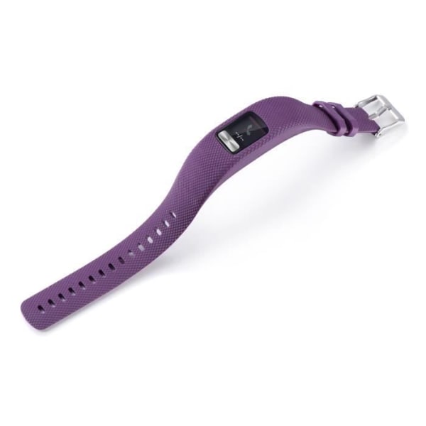Silikonihihna Garmin VivoFit 4 Fitness Trackerille, suuri violetti