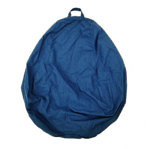 Lazy Sofa Cover Bean Bag Cover Sofa Cover Chair Covers Furniture Cover_y Blue 80*90cm
