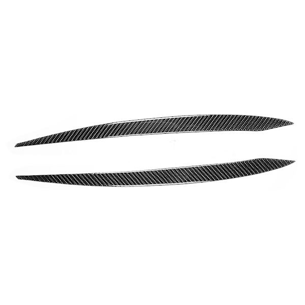 Par strålkastare ögonbryn trim modifiering kolfiber ögonlock ögonlinje lock passar för MK 7 7.5