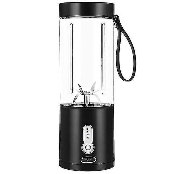400ml Bærbar USB Elektrisk Frugtjuiceblender Smoothie Maker Shakerflaske Blue