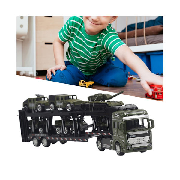 Söpö putoamisenkestävä metalliseos tankkiautojen sotilaslelu