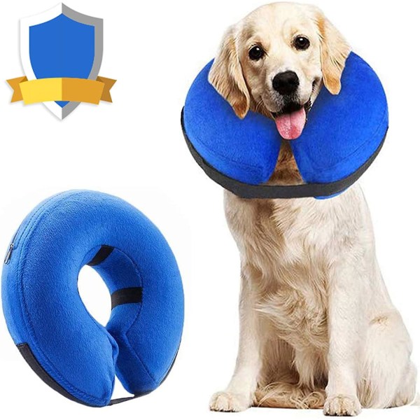 Koiran käpyjä leikkauksen jälkeen, suojaava puhallettava koiranpanta lemmikkieläinten palautuspanta Blue L