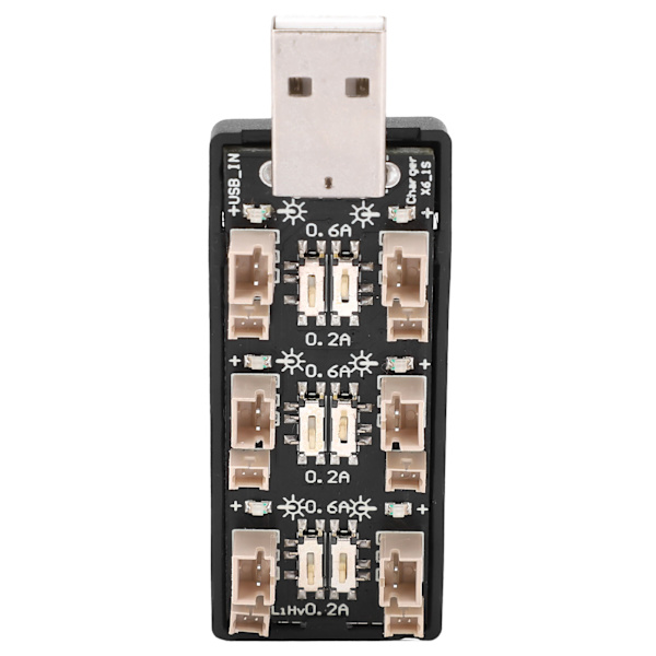 Litiumakun latauslevy 6-kanavainen USB 3.8V korkeajännitekomponentit 4.35V