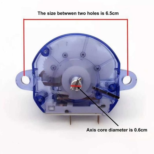 DFJ-A 180 minutter universal tørketrommel tørketrommel timerbryter for tørketrommel vaskemaskin
