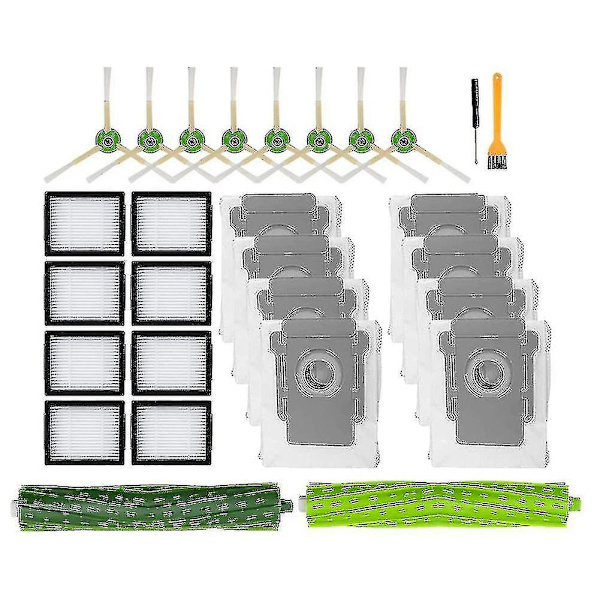 28 dele Tilbehørspakke til iRobot Roomba J7 J7+ I7 I7+ I3 I3+ I4 I4+