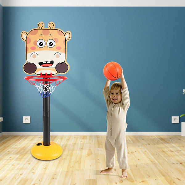 Basketballsæt Stativ Juster Højder 39,4 tommer Max Med Basketball Indendørs Udendørs Til Børn A