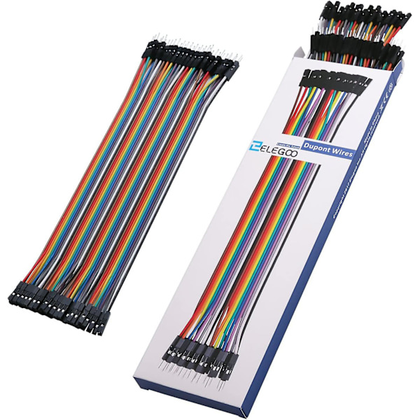 Dupont-koblingssett Dupont-kontakt-hann-hun-dupont-kabel-kontakt Dupont-kontakt-kontakthus med dupont-kabel