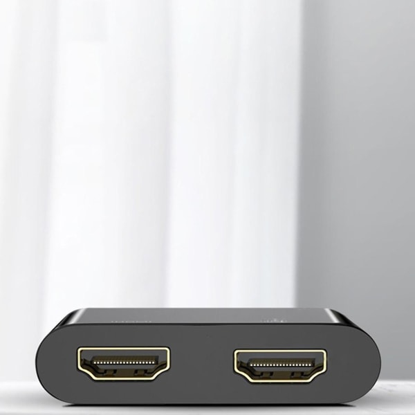 USB 3.0 til Dual HDMI-kompatibel Adapter - Nem at bruge, bred kompatibilitet, kompatibel med de fleste operativsystemer