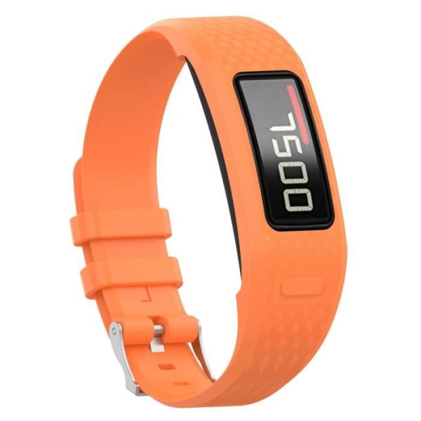 Orange erstatnings silikone håndledsrem til Garmin VivoFit 2/1 Fitness Activity Tracker-S