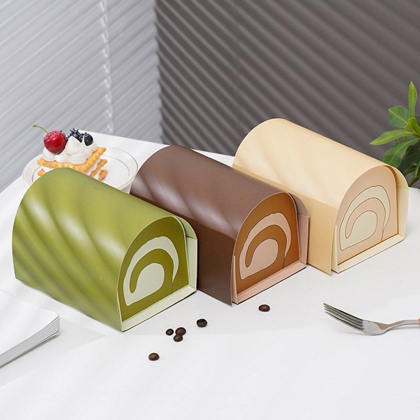 20 stk. bagekasser til kagerulle, roulade, mousse, wienerbrød, håndklæderulleemballage