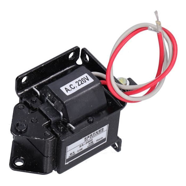BEL-7590761741487-Push Pull Elektromagnet, Træk Solenode, AC220V -h