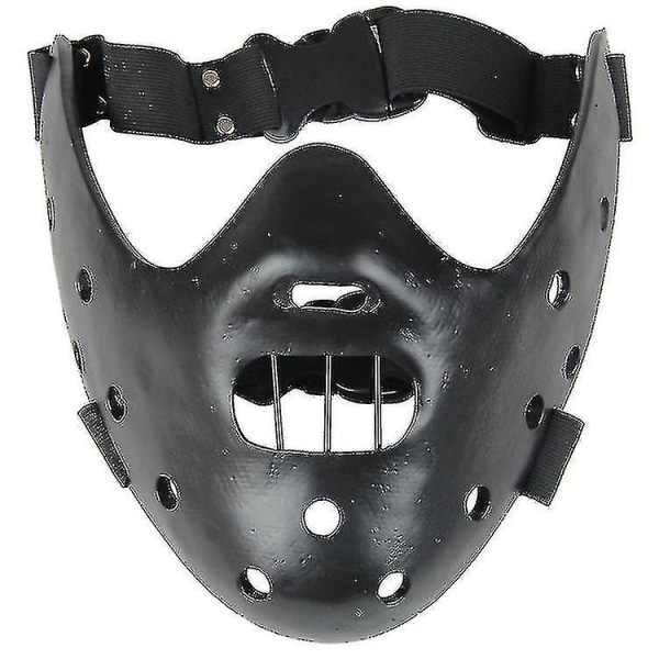 Hannibal Mask -kauhu Hannibal Scary Resin Lecter The Silence Of The Lambs Masquerade Cosplay Party -ge Black