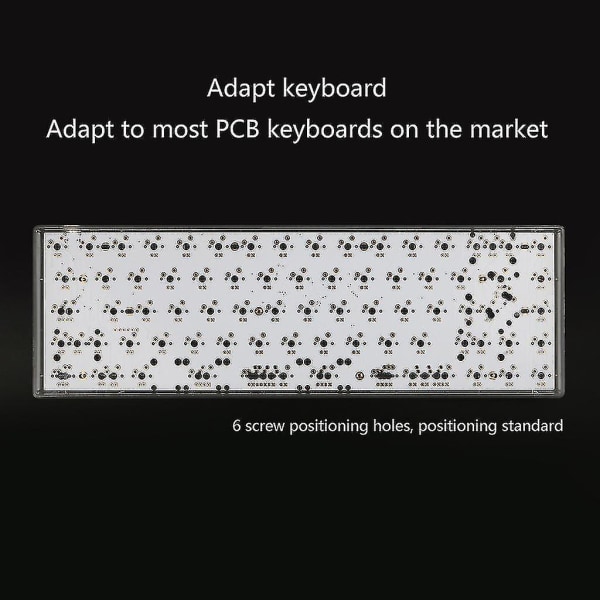 68 Tastaturhus 65% For De Fleste Pcb Tastaturer Dataramme Diy Komponent hg