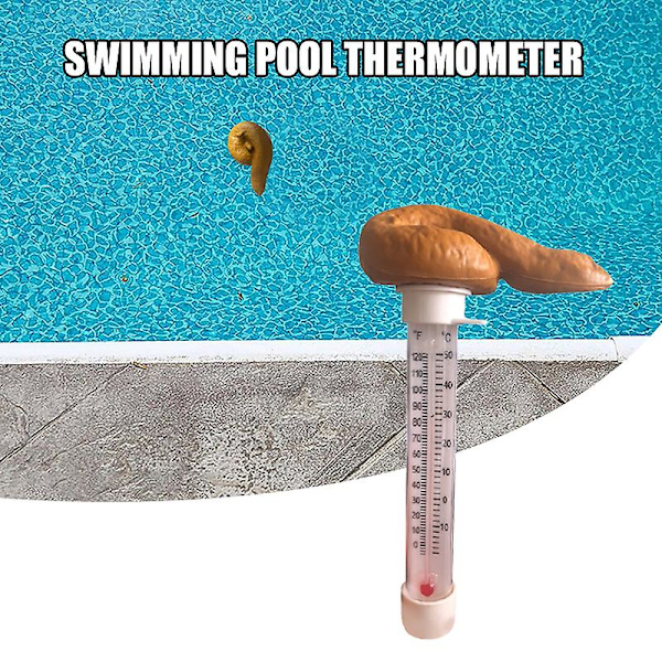 Rolig Pooltermometer Flytande Bajsprank Pool- och Badtunna Termometer för Spa-Badkar Damm Ny