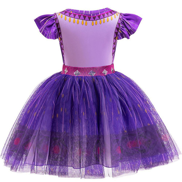 1-9 år Barn Jenter Ønske Asha Ballkjole Kjole Cosplay Festkostyme Fancy Dress Up Dress Up Dress Gifts 2-3Years