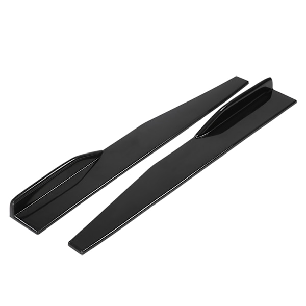 Par universellt bil sidokjolsöverdrag trim rocker splitters vinge vingar anti-scratch (lång)