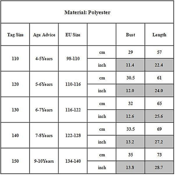 Flickor Mirabel Disney Encanto Madrigal Princess Dress Carnival Kids Cosplay Costume-C 9-10 Years