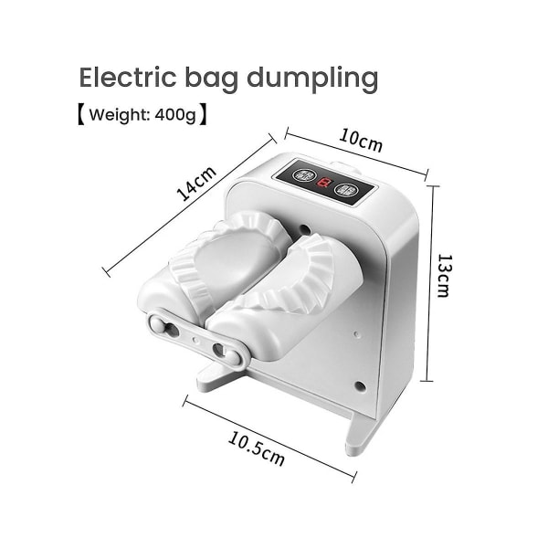 Automatisk Elektrisk Dumpling Maker Maskine Dumpling Form Presning Dumpling Skin Form Tilbehør K Silver Gray
