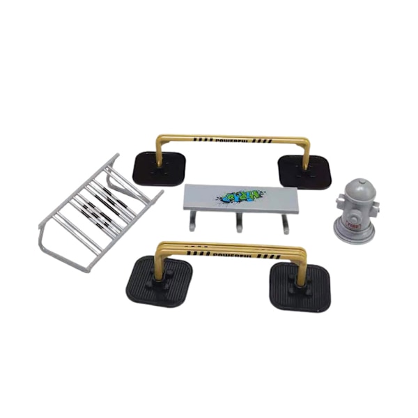 10 Stk Skateboard Gribebræt Forhindringer Gadebarrierer