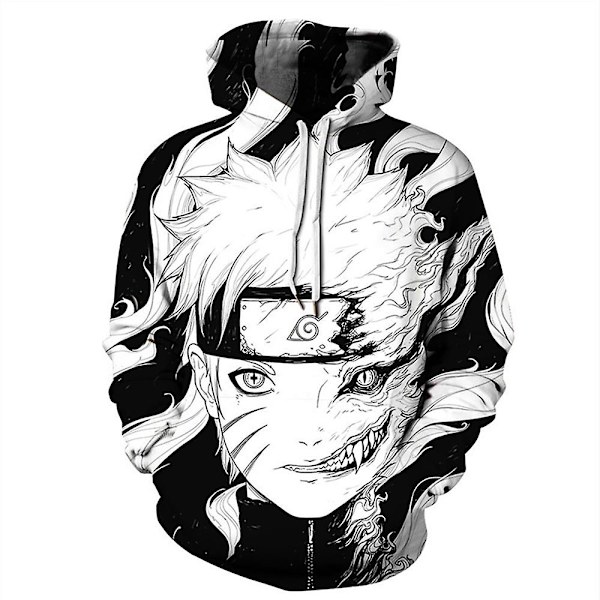 Aikuisten Uzumaki Naruto 3D print Anime Huppari Huppari Huppari Topit Lahjat 3XL