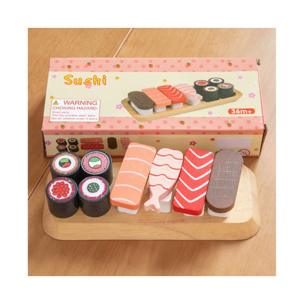 Japansk sushi-matlaging late som leketøy for barn