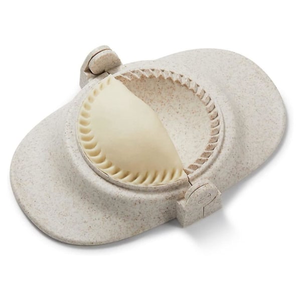 Dumpling Maker, Empanadas Presseform Sæt Med Dejsnitter, Dumpling Form Sæt Og Snitter Til P Creamywhite