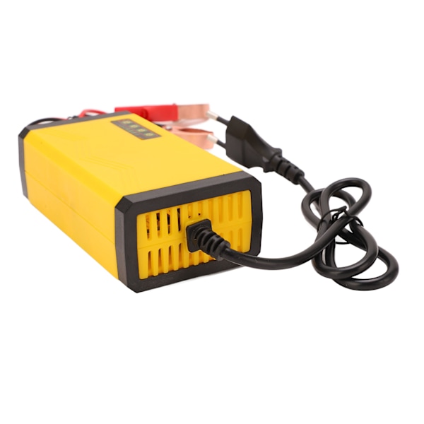 12V Smart Batterilader LCD-skærm Multifunktionel Bilbatterivedligeholdelsesapparat EU-stik 220V