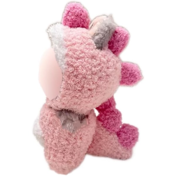 WEIRAN 17cm Dockkläder, Kläder för Klädset, Dockor Nyckelringstillbehör, Låtsas Djurstil Outfit Jumpsuit pink