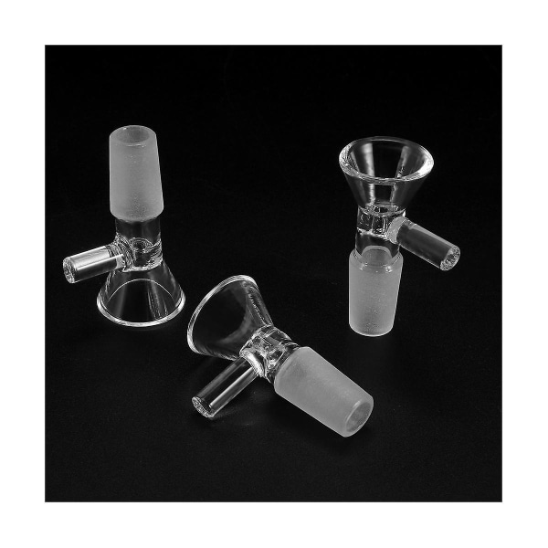 10 stk Glas Tragt 14 Mm Glas Tragt Adapter Manuel Klar Glas Tragt Skål as shown