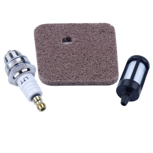Luftfilter Tändstift Kompatibelt Med Stihl FS38 FS45 FS46 FS55 FS55R FS55RC KM55 KM55R FC55 HL45 Trimmer & Klippar Hg