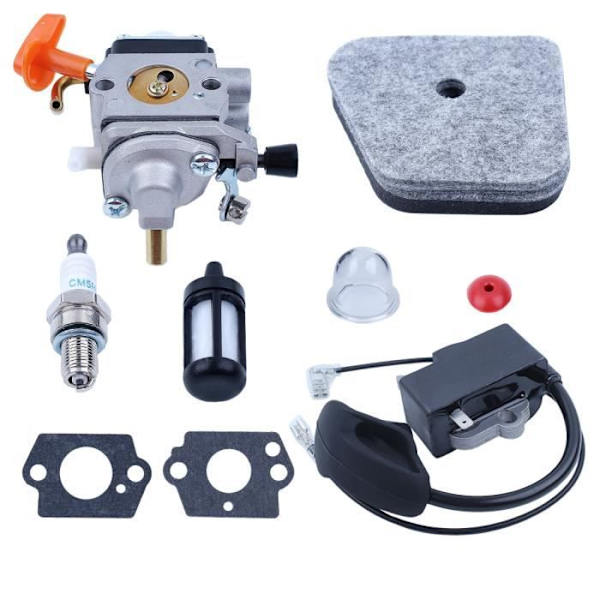 Kaasuttimen sytytyspuolasuodatin, joka on yhteensopiva Stihl FC90 FS90R FS100R FS 110R 130R Trimmerin Hg kanssa
