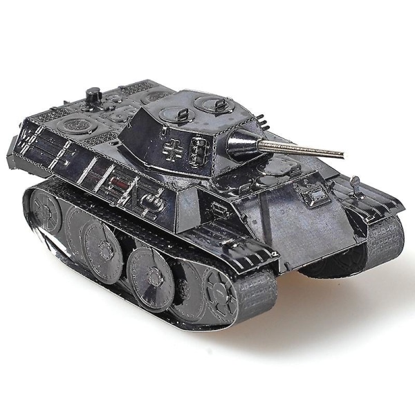 3D-metallipalapeli tee itse käsikirja Kuuluisat panssarivaunujen sotilassarjan tiikeritankit T-34 Js-2 M1a1 tankkimalli Kokoa palapeli VK1602