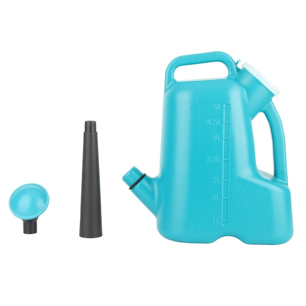 Plants Watering Can Long Big Mouth Large Capacity Watering Kettle Gardening Supplies Sky Blue 5L