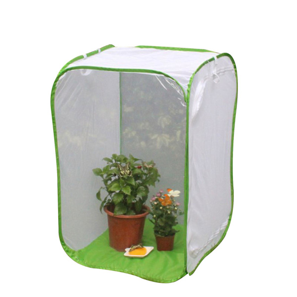 Foldbar Insektbur Lett Meshnett Insektbur For Jordbruksarbeider Hageentusiast Gave hg White Green M