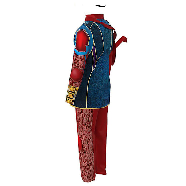 4-9 år Captain Marvel Barn Flickor Cosplay Fest Kostym Toppbyxor Mask Outfit Set Halloween Julklappar 8-9 Years