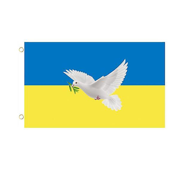 Fredsflagga, Fredsduva Världsfreds Symbol Flagga För Patio Gräsmatta Hem Utomhus Dekoration B