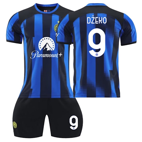 23-24 Inter Milan home football uniform-Dzeko XL(180-185cm)