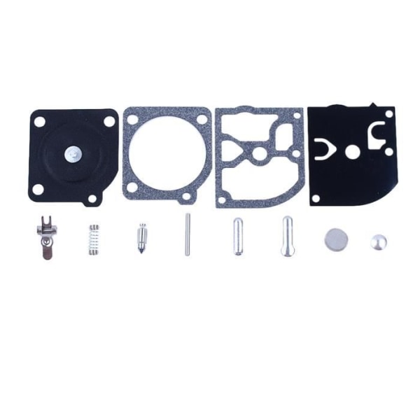 Forgassermembranreparasjonssett kompatibel med Husqvarna 136 137 141 141 142 41 36 Bytt ut ZAMA RB-137 C1Q forgasser Hg