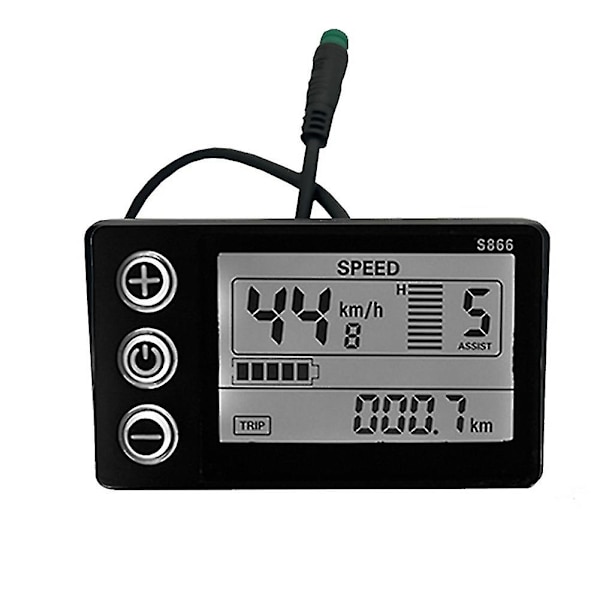 Elektrisk Cykel Display LCD Display S866 Controller Panel Instrumentbræt